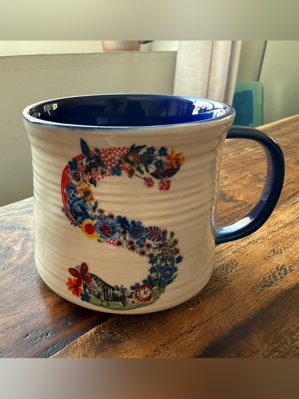 Nathalie Lete Bouquet Monogram Mug